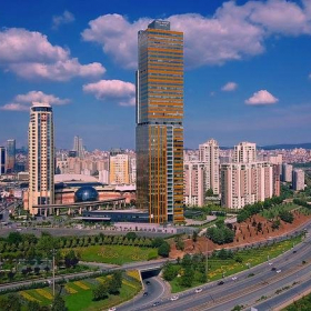 Exterior view of Palladium Tower, Küçükbakkalköy road Kardelen street. No:2 Palladium Tower Kat:10-32, 33 , Ataşehir / İstanbul.. Click for details.