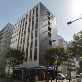 Exterior view of Okayama Across Cube Building, 2F?3F 1-1-17 Shimoishii, Kita-Ku. Click for details.