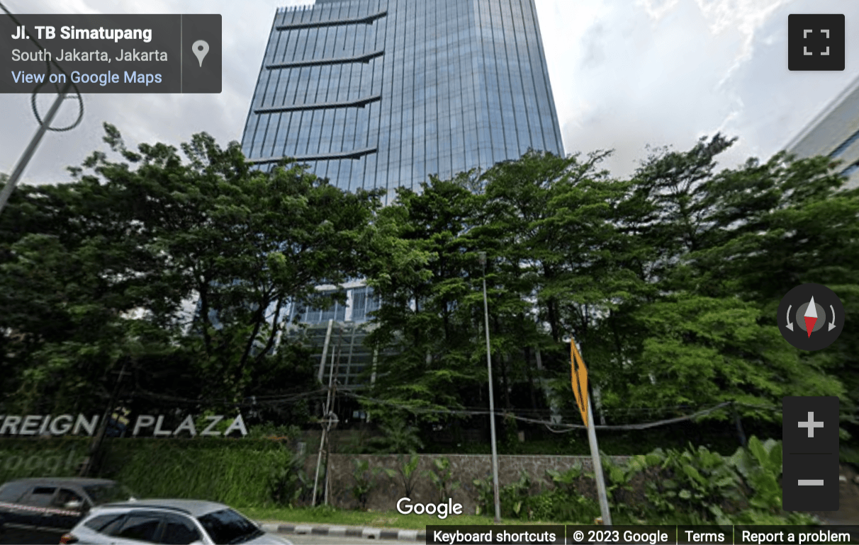 Street View image of Sovereign Plaza, Jl. T. B. Simatupang Kav. 36, Jakarta, Indonesia