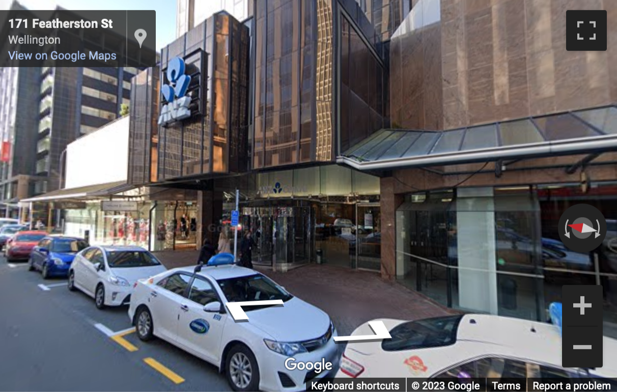 Street View image of HP Tower, 171 Featherston Street, Wellington, New Zealand
