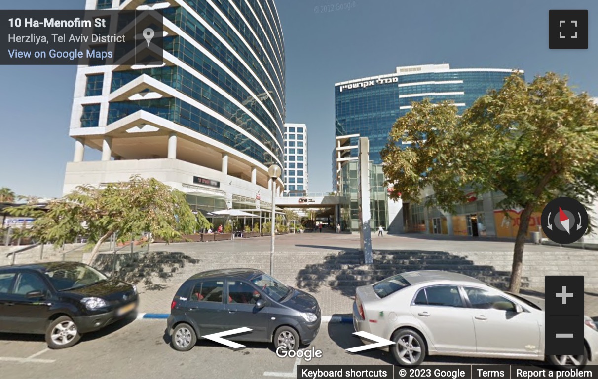 Street View image of Ackerstein Towers, Hertzelia Pituach, 11, Hamenofim Street, Tel Aviv, Israel