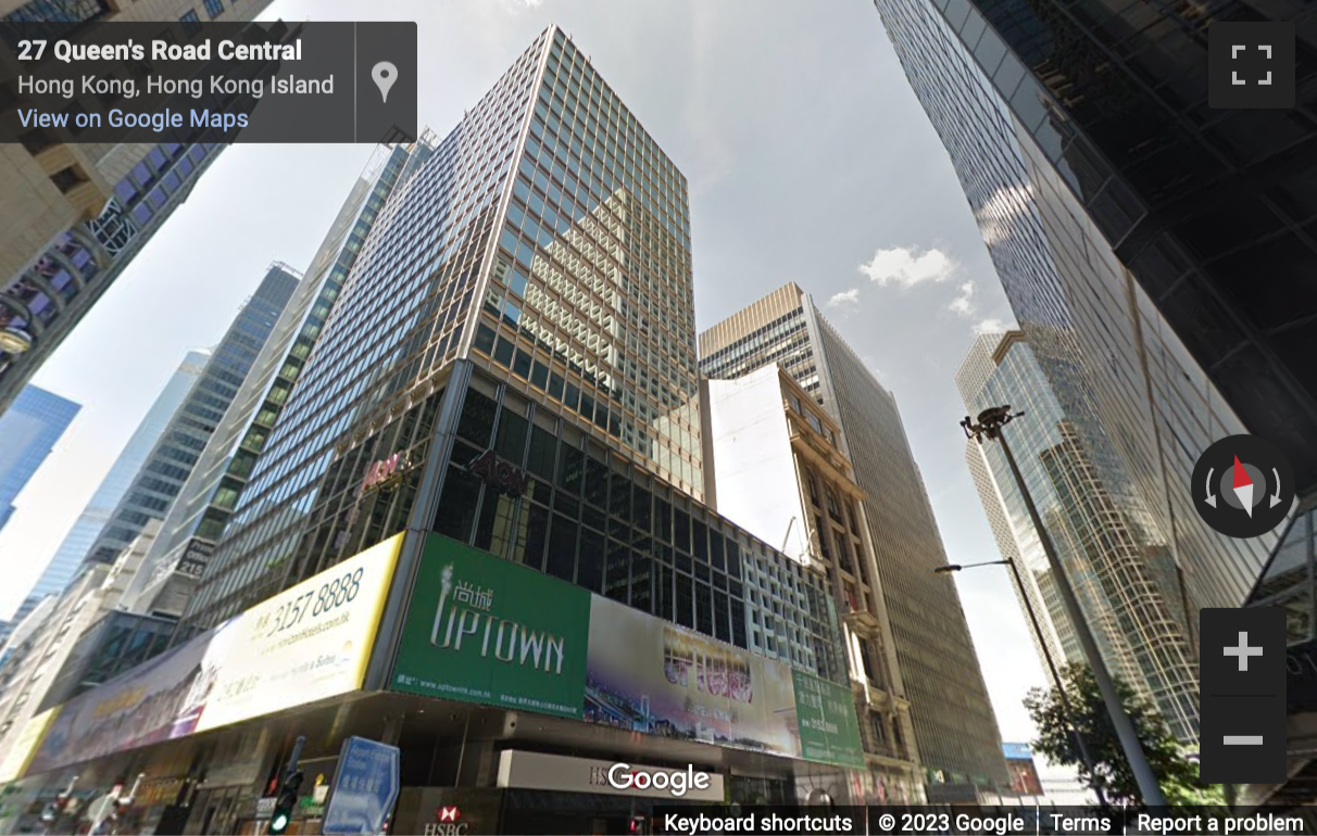 Street View image of Central Tower, 28 Queen’s Road Central, Hong Kong