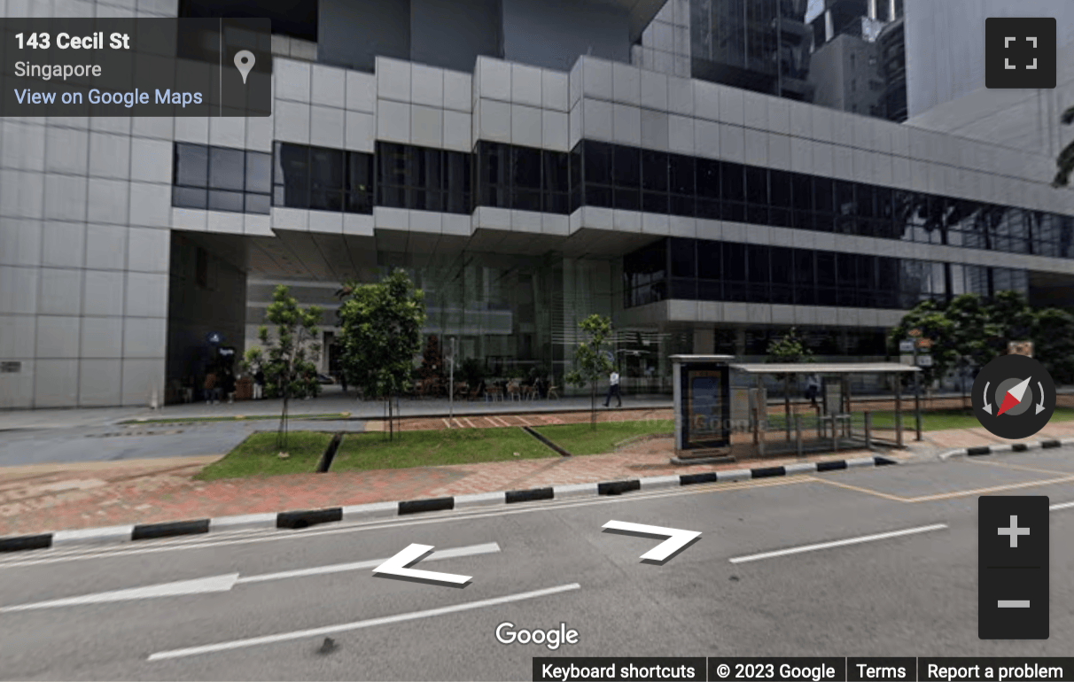 Street View image of 03-01 GB Building, 143 Cecil Street, Singapore (near Capital Tower)