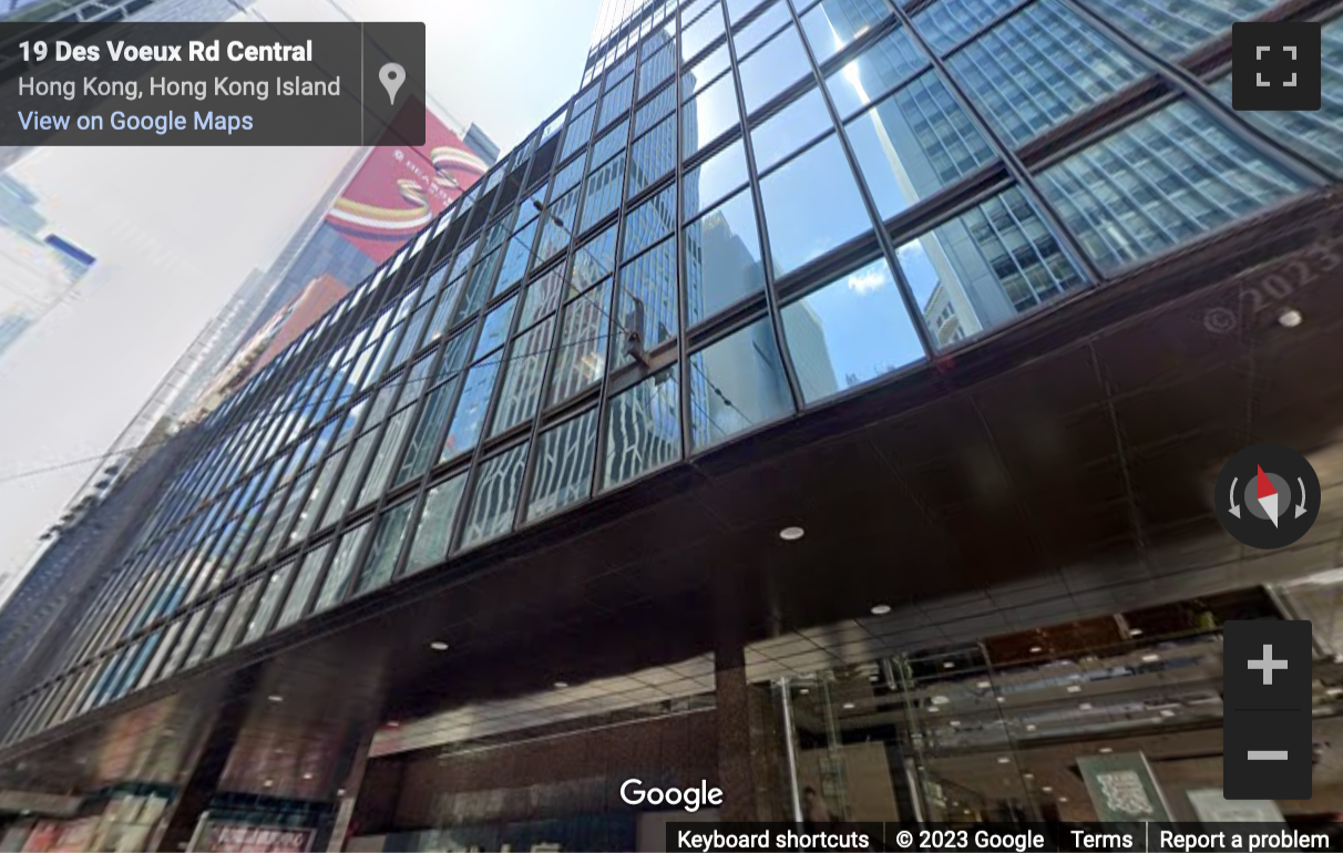 Street View image of World-Wide House, 19 Des Voeux Road, Central, Hong Kong