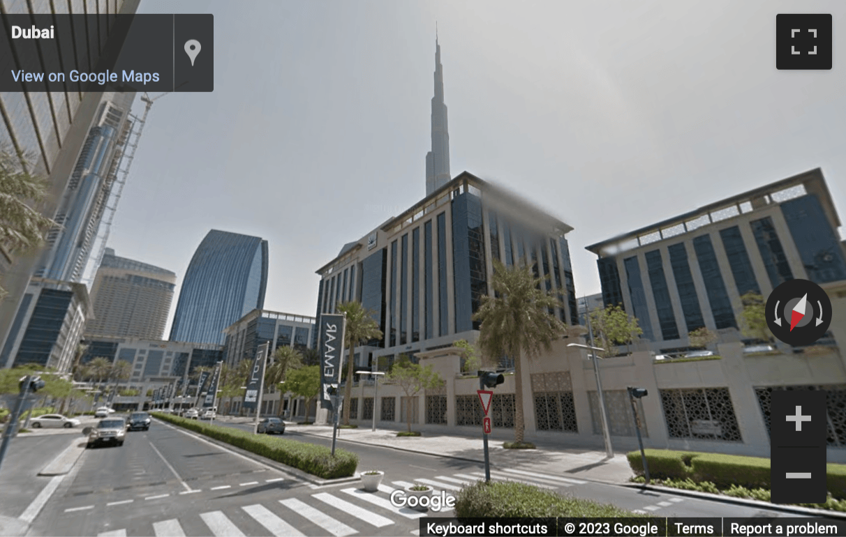 Street View image of Standard Chartered Tower, Emaar Square, Downtown Burj Khalifa