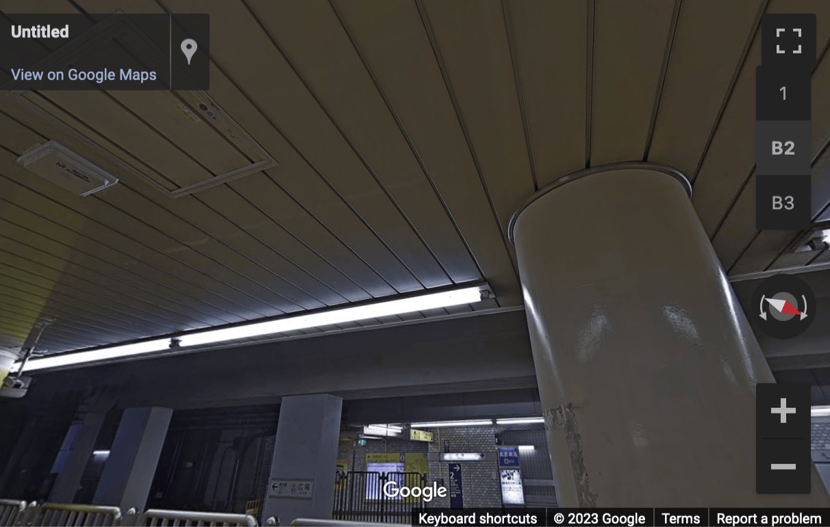 Street View image of Taisei Koki Building, Shibuya-ku 5-4-12, Tokyo, Japan (Above Hiroo Subway)
