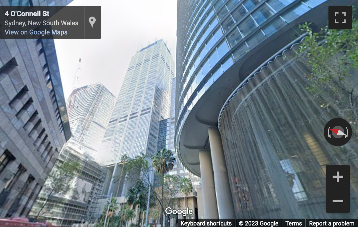 Street View image of Governer Phillip Tower, 1 Farrer Place, Sydney, New South Wales