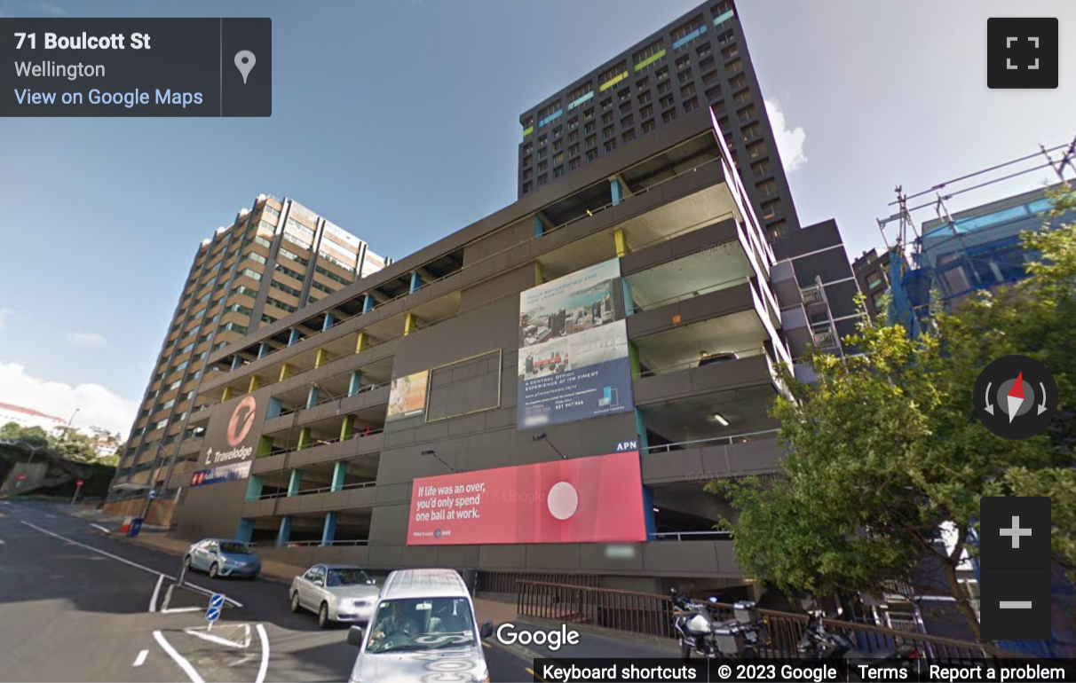 Street View image of Serviced Offices Wellington - 2-6 Gilmer Terrace, Wellington, North Island