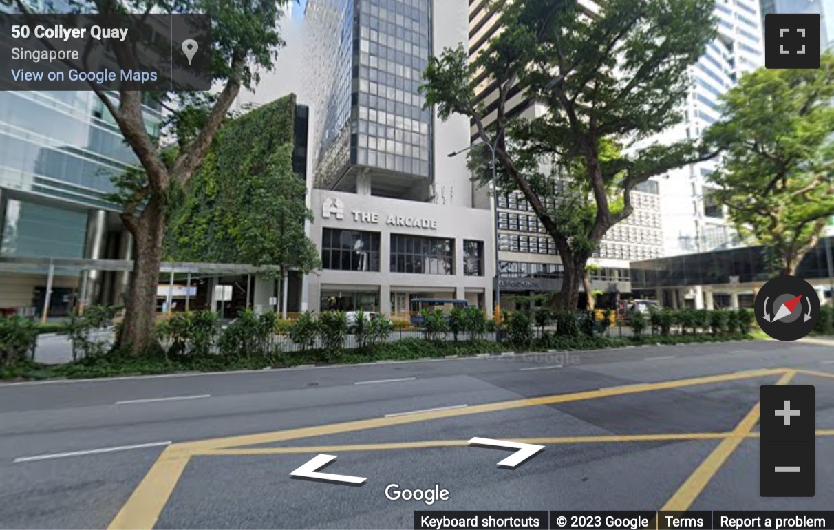 Street View image of 11 Collyer Quay, No. 17-00 The Arcade, Singapore