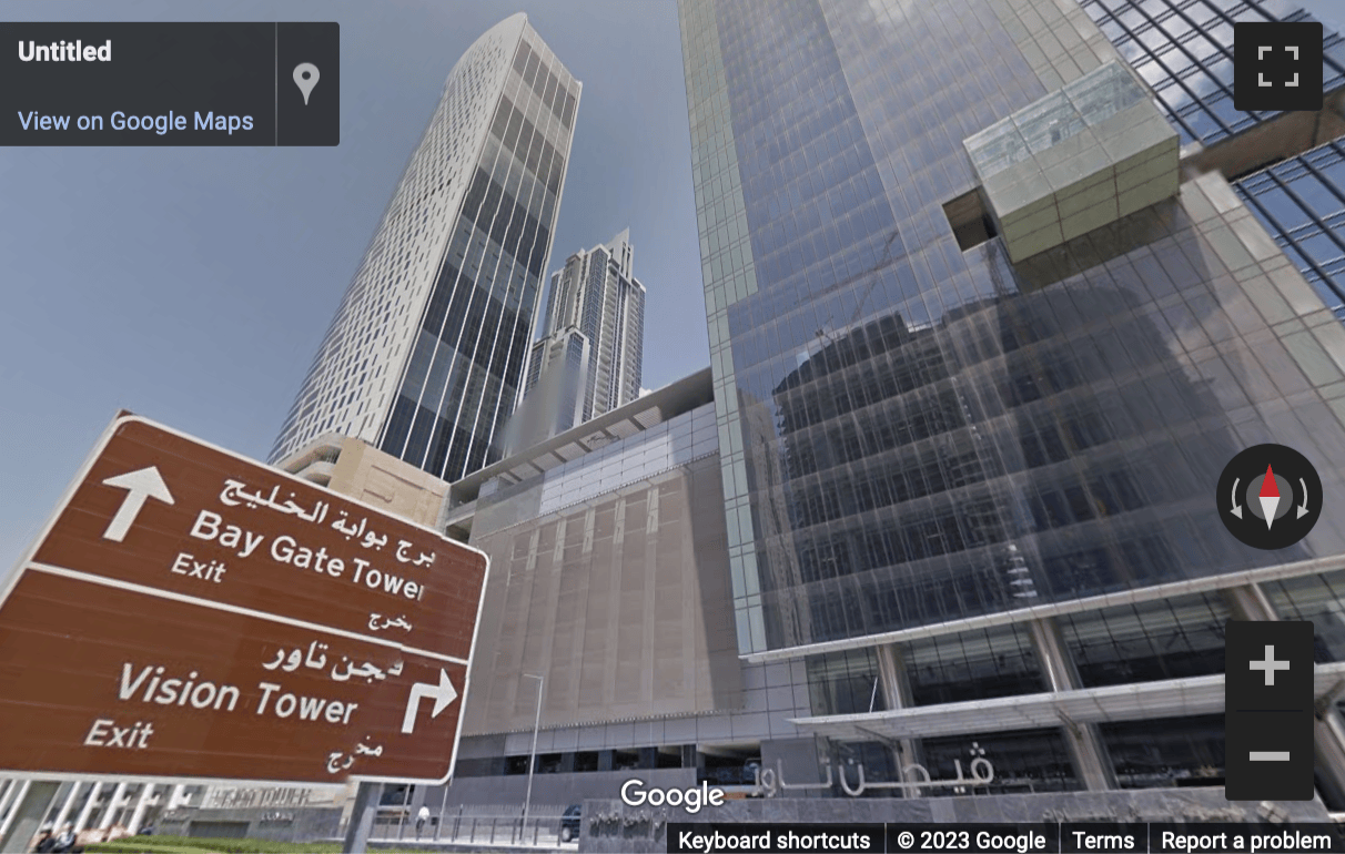 Street View image of Vision Tower, Business Bay, Dubai, United Arab Emirates