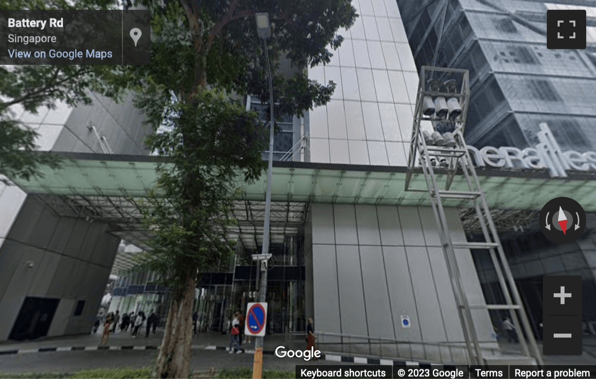 Street View image of One Raffles Place, Tower 2, Singapore