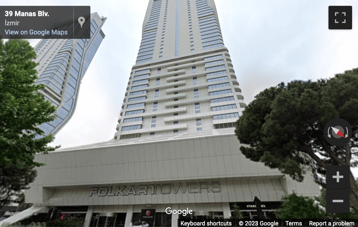 Street View image of Folkart Towers, Manas Bulvari No:41, B Blok K:31, Bayrakli, Izmir