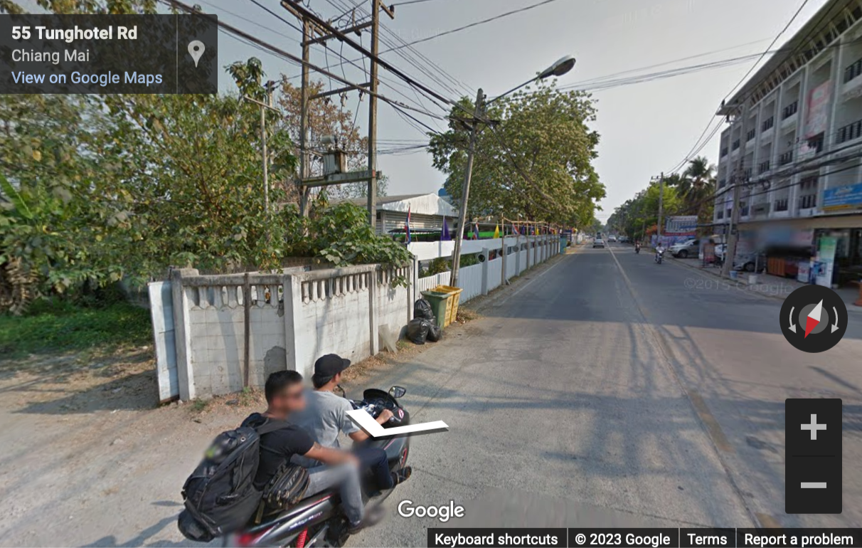Street View image of 87/9 Tunghotel Rd. , Watket, Muang, ChiangMai. , Chiang Mai, Thailand
