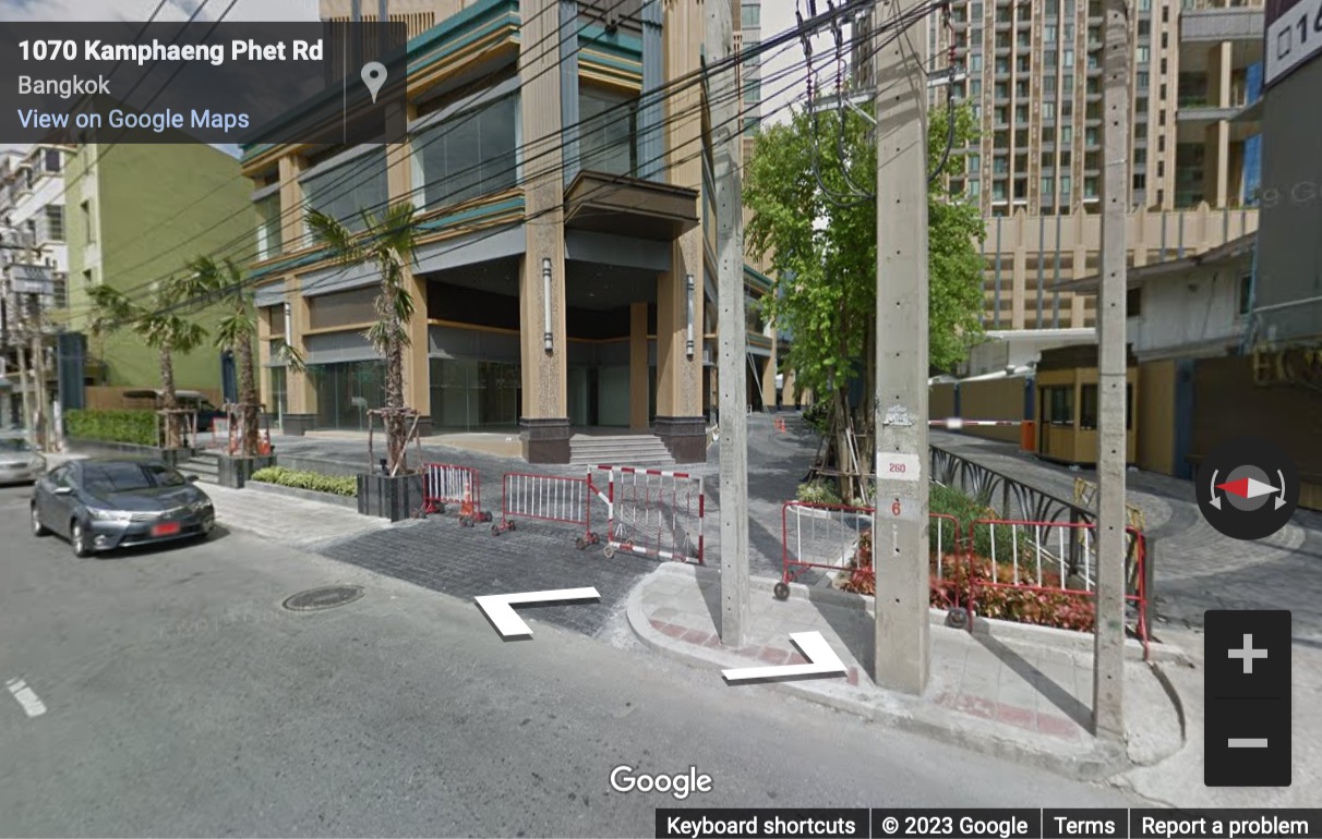 Street View image of 20F, SJ Infinite I Business Complex, 349 Vibhavadi-Rangsit Road, Chompol, Chatuchak, Bangkok
