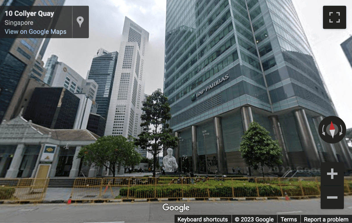 Street View image of Ocean Financial Centre, 10 Collyer Quay, Singapore