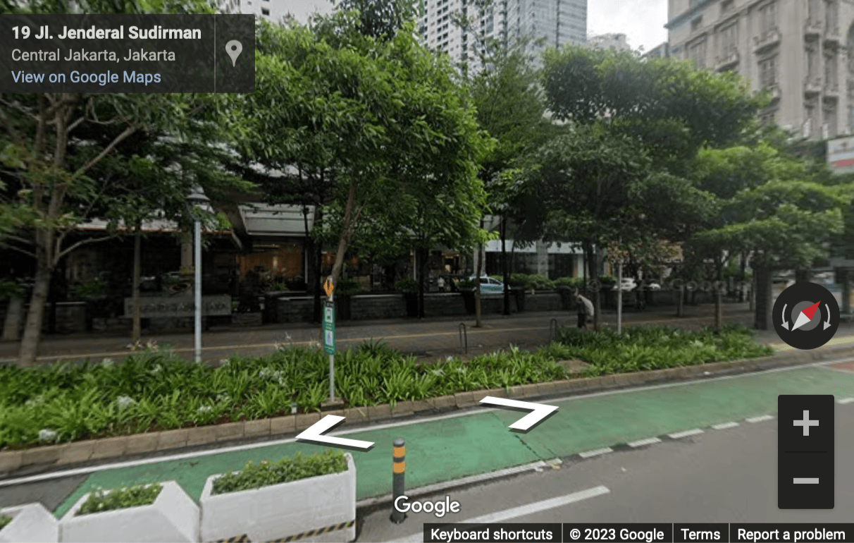 Street View image of Sahid Sudirman Center 11th FL Jl Jend Sudirman 86, Jakarta, Indonesia