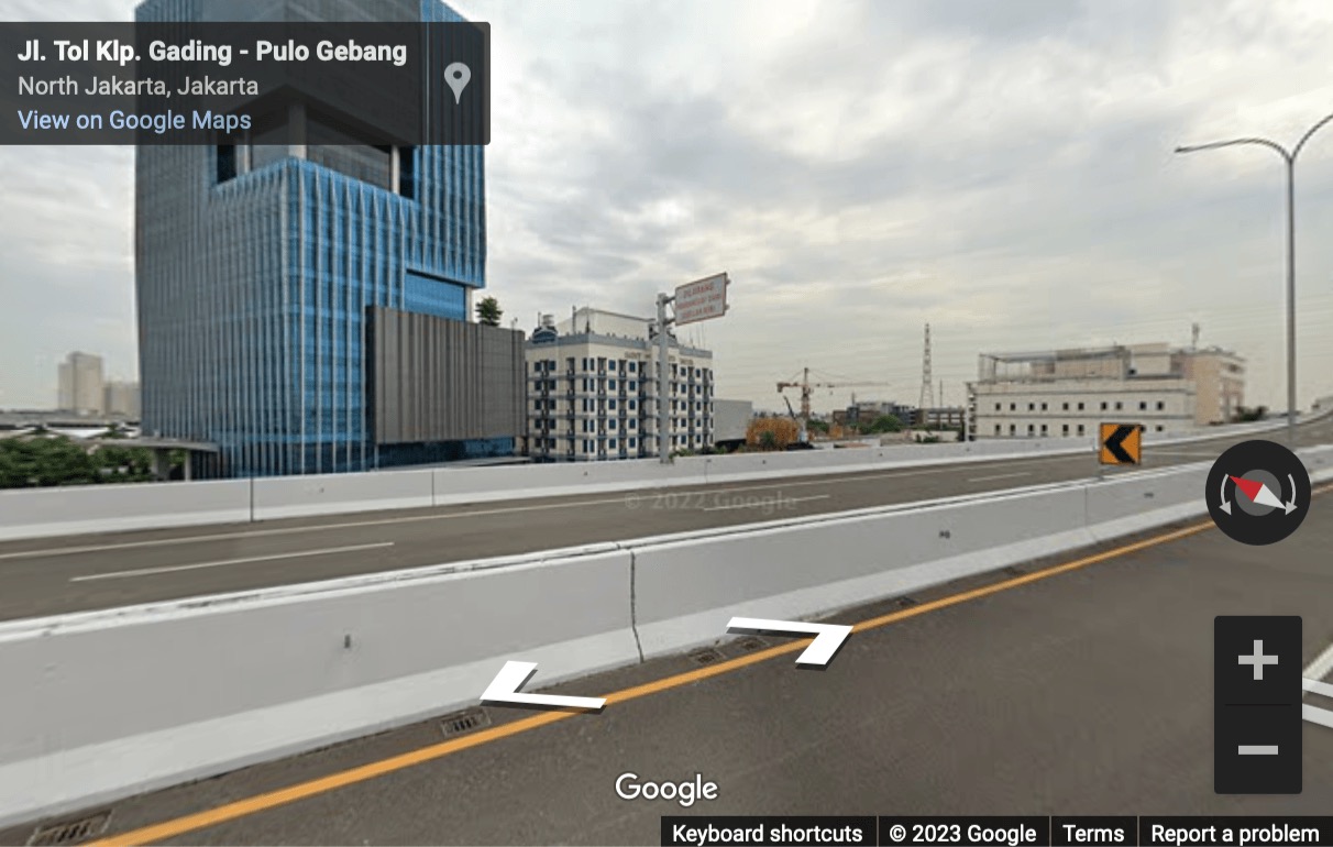 Street View image of KIRANA 2 TOWER, Level 10-A, Jl Boulevard Timur No 88, Kelapa Gading, Jakarta Utara