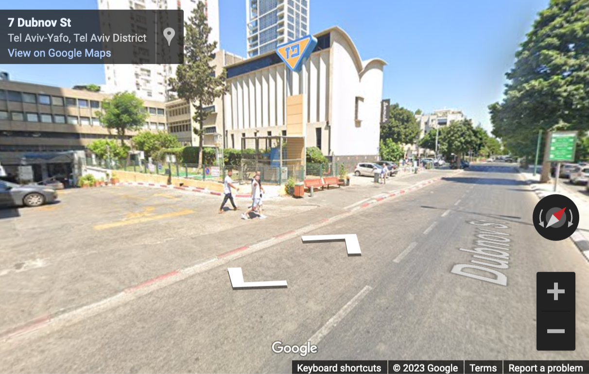 Street View image of 7 Dubnov, Tel Aviv, Israel