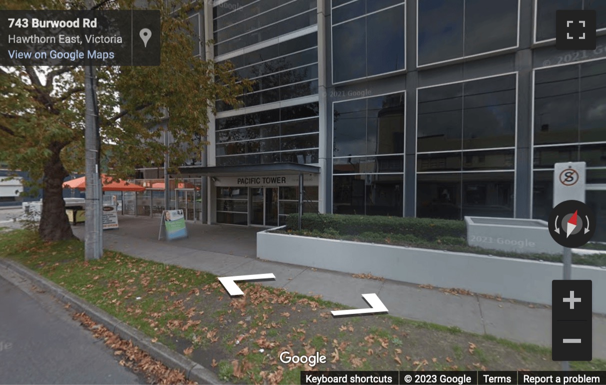 Street View image of Melbourne, Hawthorn, Ground Floor, 737 Burwood Road, Melbourne