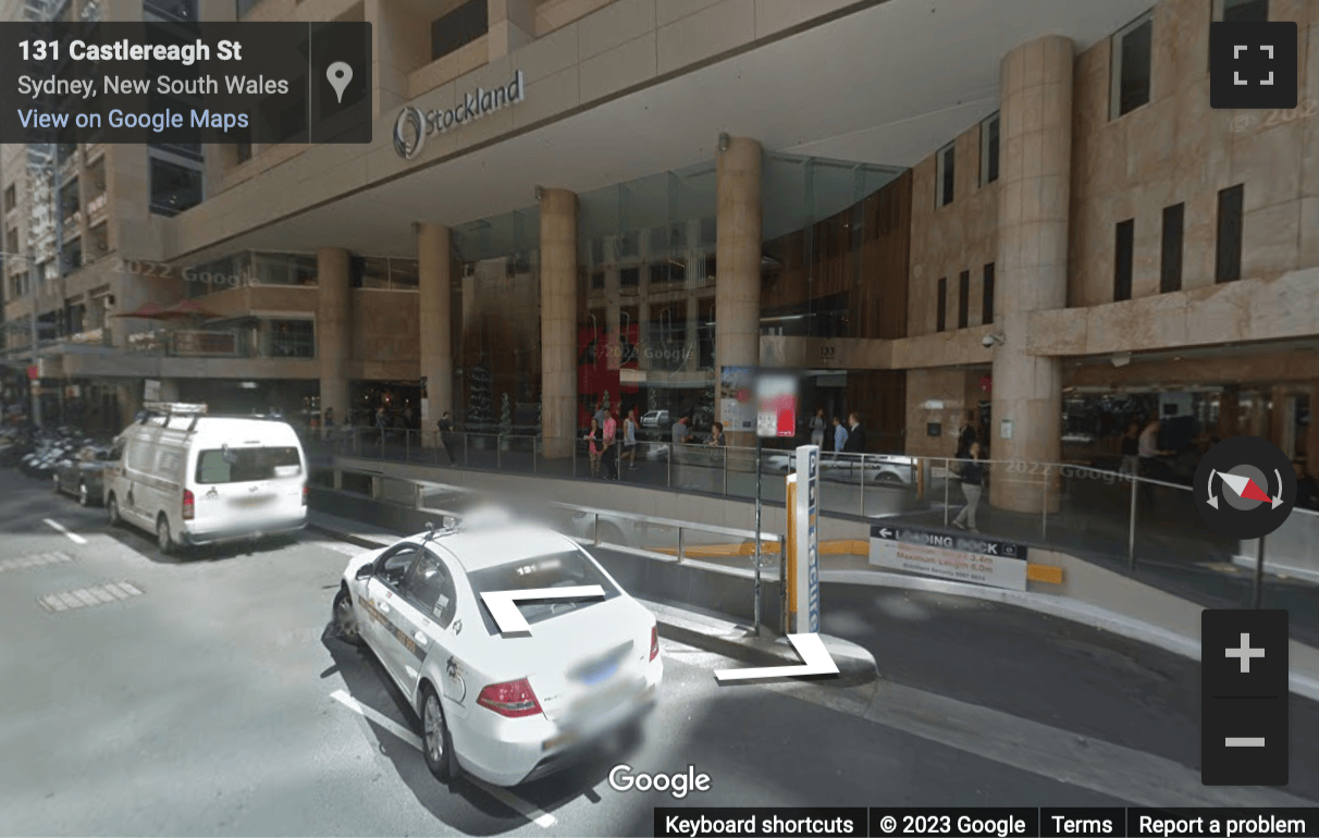 Street View image of Level 21, 133 Castlereagh Street, Sydney, New South Wales, Australia