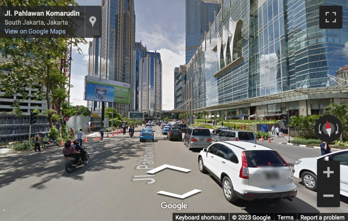 Street View image of OFFICE 8, Level 18-A, Jl. Jend Sudirman Kav. 52-53, Sudirman Central Business District (SCBD) Jakart