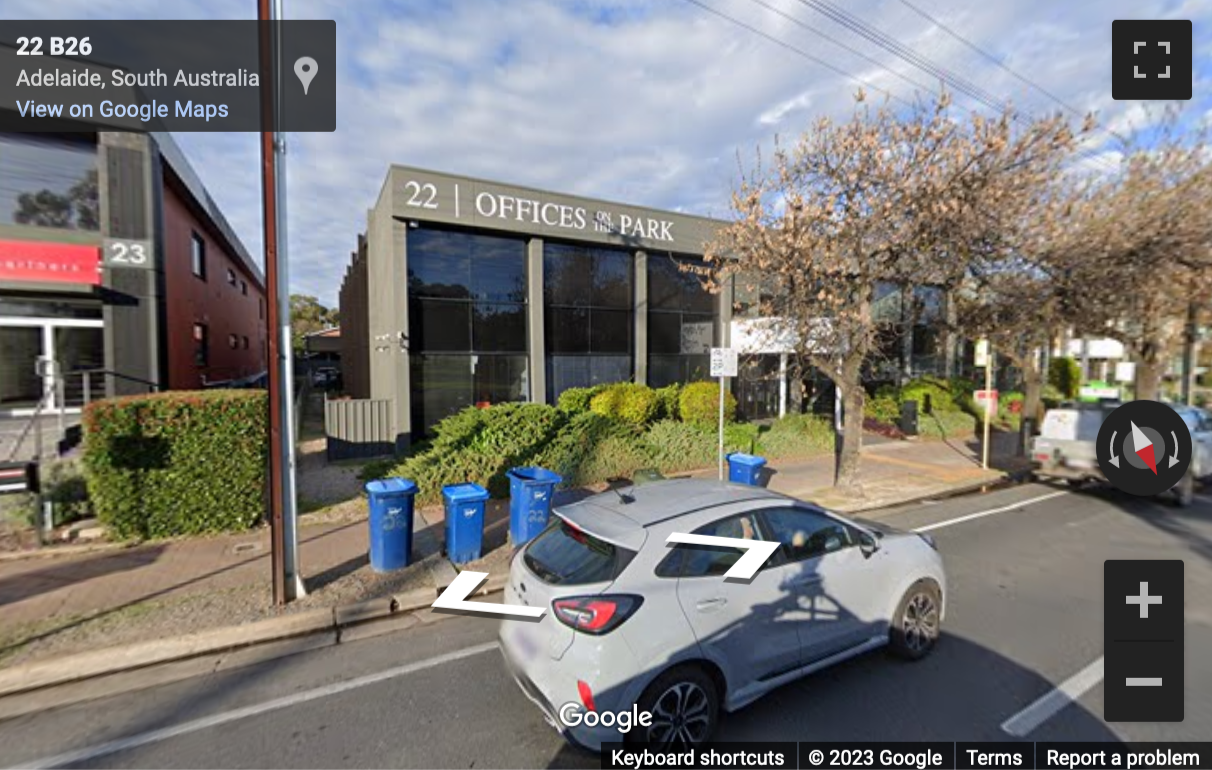 Street View image of 22 Greenhill Road, Adelaide, Southern Australia