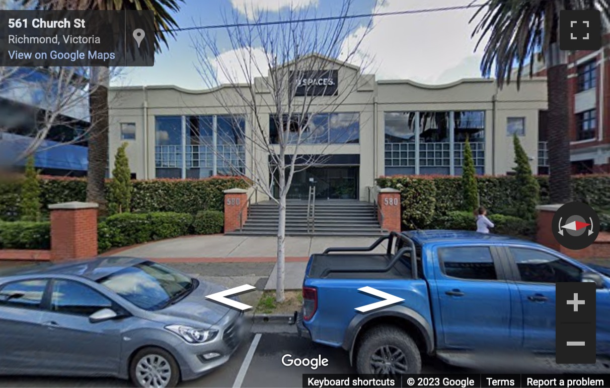Street View image of Level 1, 580 Church Street, Richmond, Melbourne, Victoria, Australia