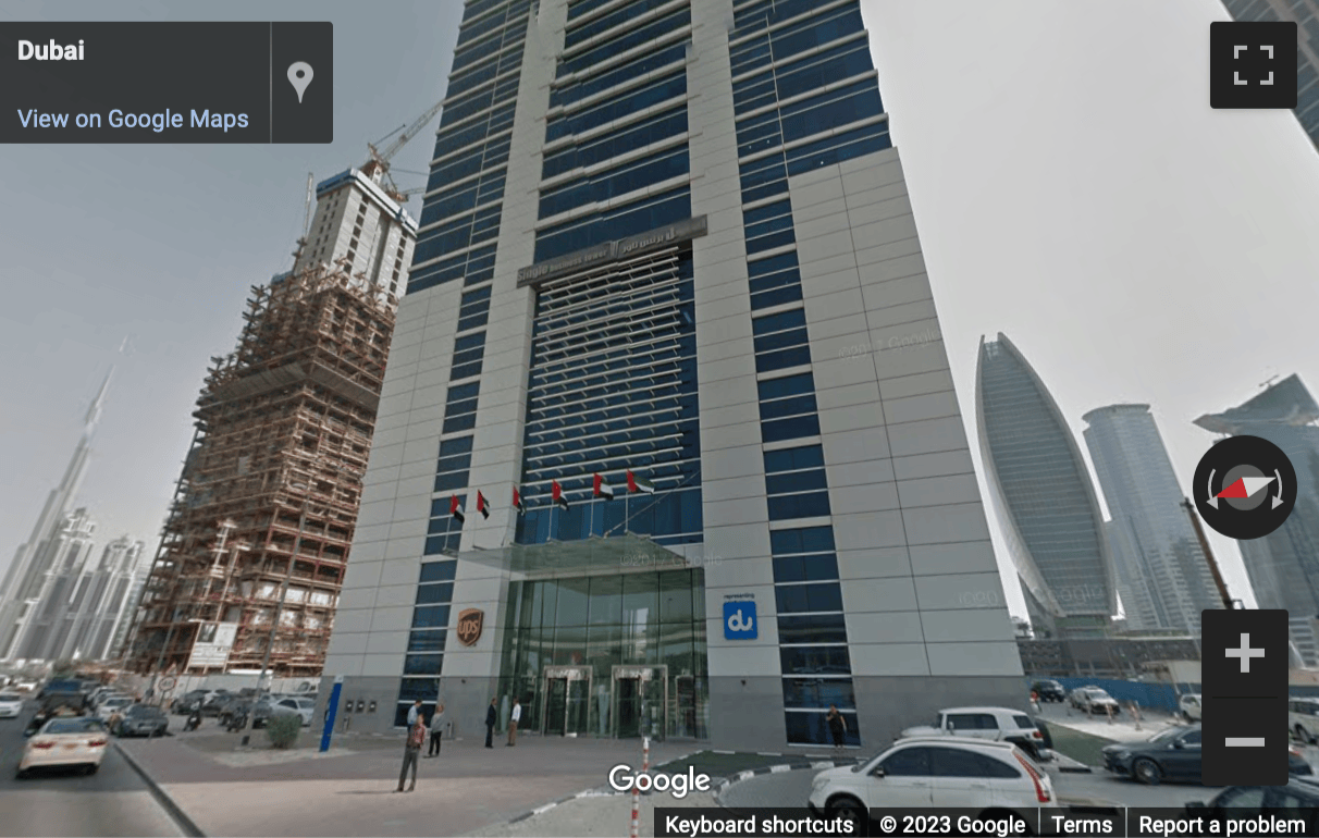 Street View image of 31st floor, Single Business Tower, Sheikh Zayed Road, Business Bay Area, Dubai, United Arab Emirate