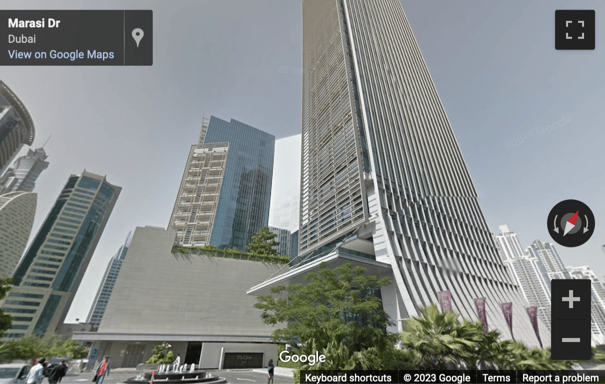 Street View image of 30th Floor, Oberoi Center, Commercial Tower, Al A’amal Street, Business Bay, Dubai