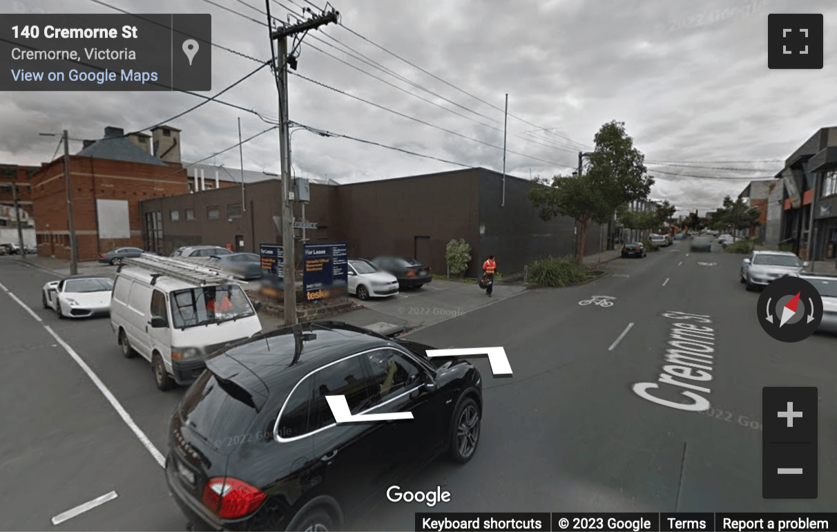 Street View image of 132 Cremorne Street, Cremorne, Melbourne, Victoria, Australia