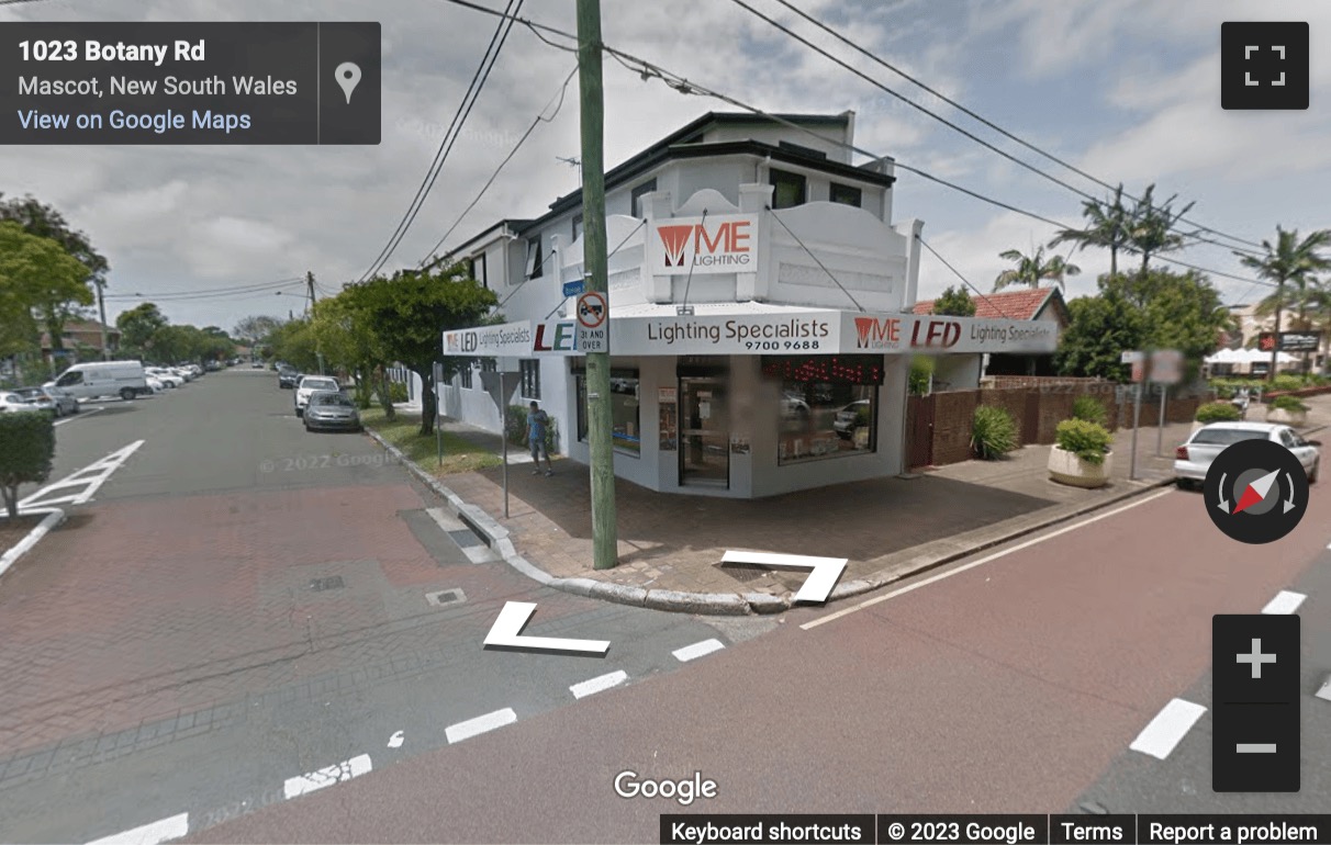 Street View image of 1023 Botany Rd, Mascot, Sydney, New South Wales, Australia