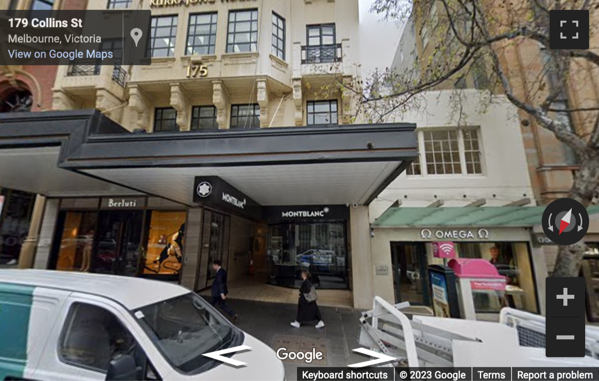 Street View image of Level 5, 171 Collins Street, Melbourne, Victoria, Australia