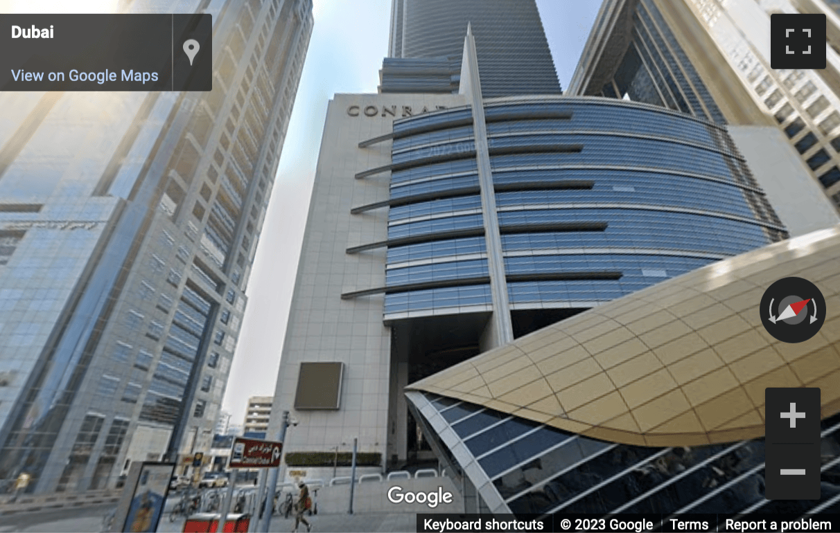 Street View image of 9th Floor. Conrad Dubai, Dubai, United Arab Emirates