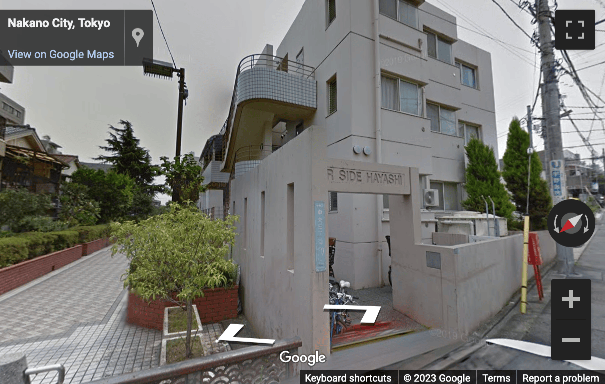 Street View image of 301, Bonita Shin-Nakano, Chuo, Nakano-ku, Tokyo