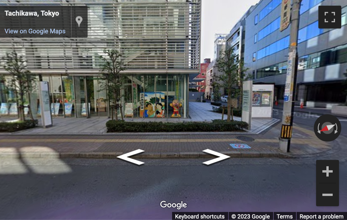 Street View image of 5F& 6F, TSC Building, 1-4-20 Nishikicho, Tachikawa-shi, Tokyo, Japan