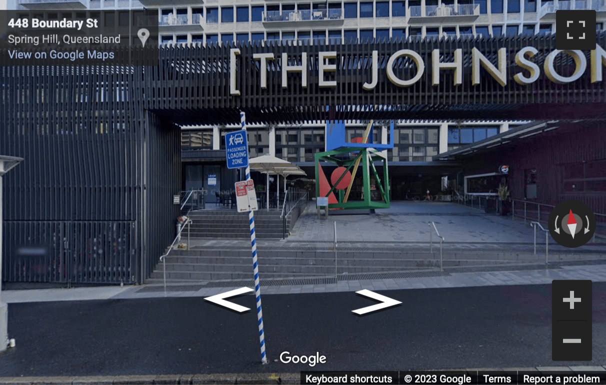 Street View image of The Johnson, 477 Boundary Street, Spring Hill, Brisbane, Queensland, Australia