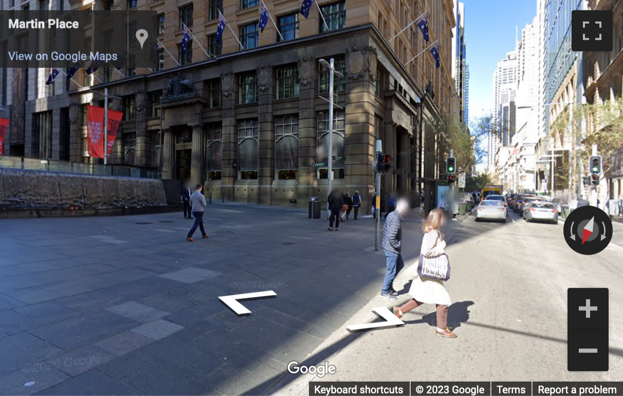 Street View image of 5 Martin Place, Sydney NSW 2000, Sydney, New South Wales, Australia