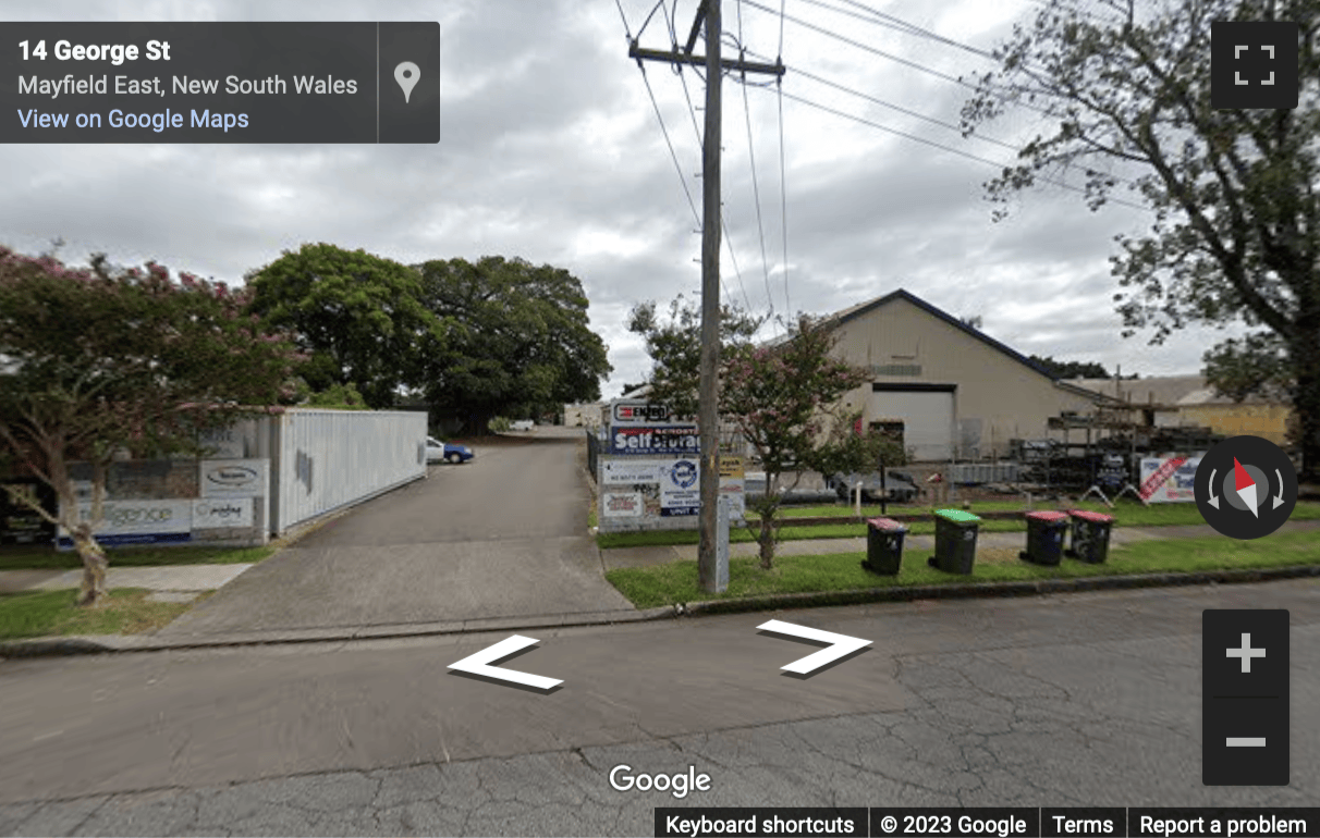 Street View image of Unit 4, 56 Industrial Drive, Mayfield East, Newcastle (New South Wales), New South Wales, Australia