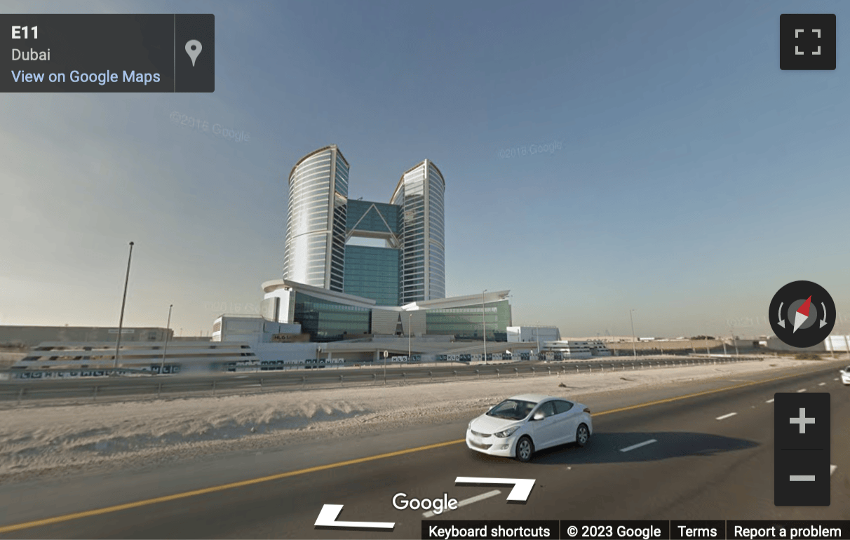 Street View image of JAFZA ONE, Sheikh Zyed Road, Jebel Ali Free Zone, Dubai, United Arab Emirates