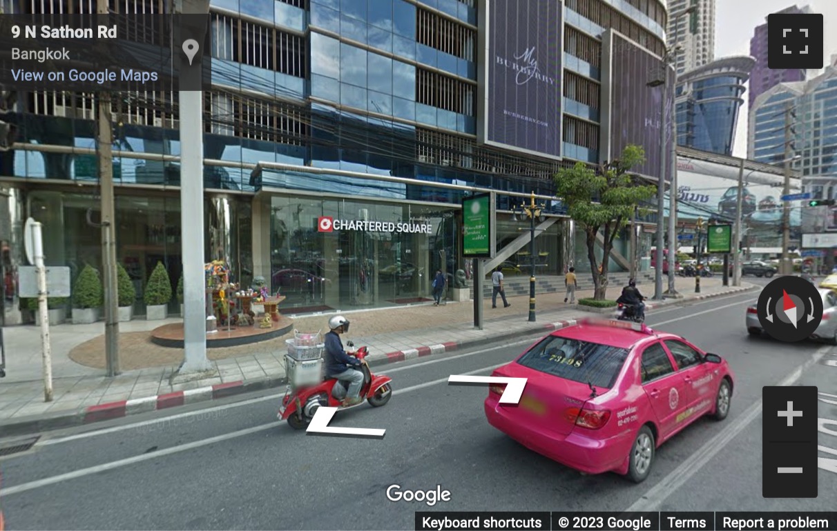 Street View image of Bangkok Sukhumvit Centre, 152 Chartered Square Building 30/F, Room 30-01, North Sathorn Road