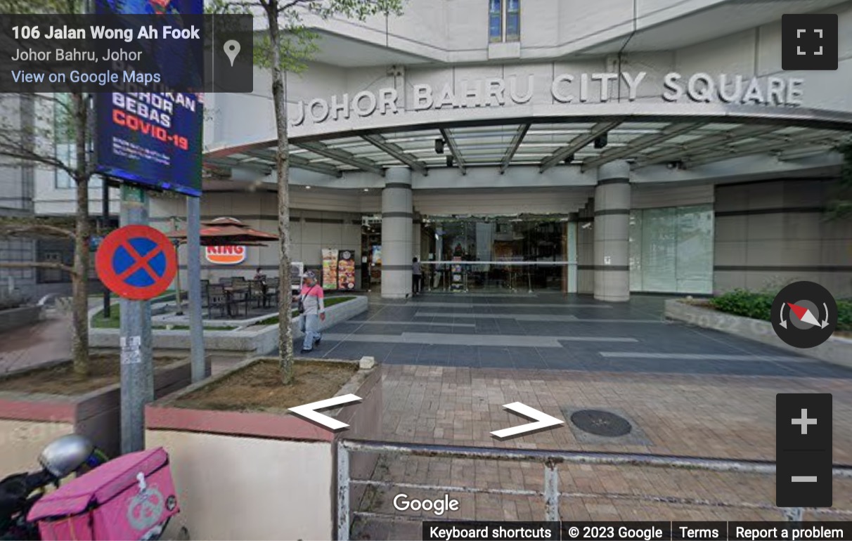 Street View image of Suite 25. 03A, Level 25 Johor Bahru City Square Office Tower, 106-108, Jalan Wong Ah Fook