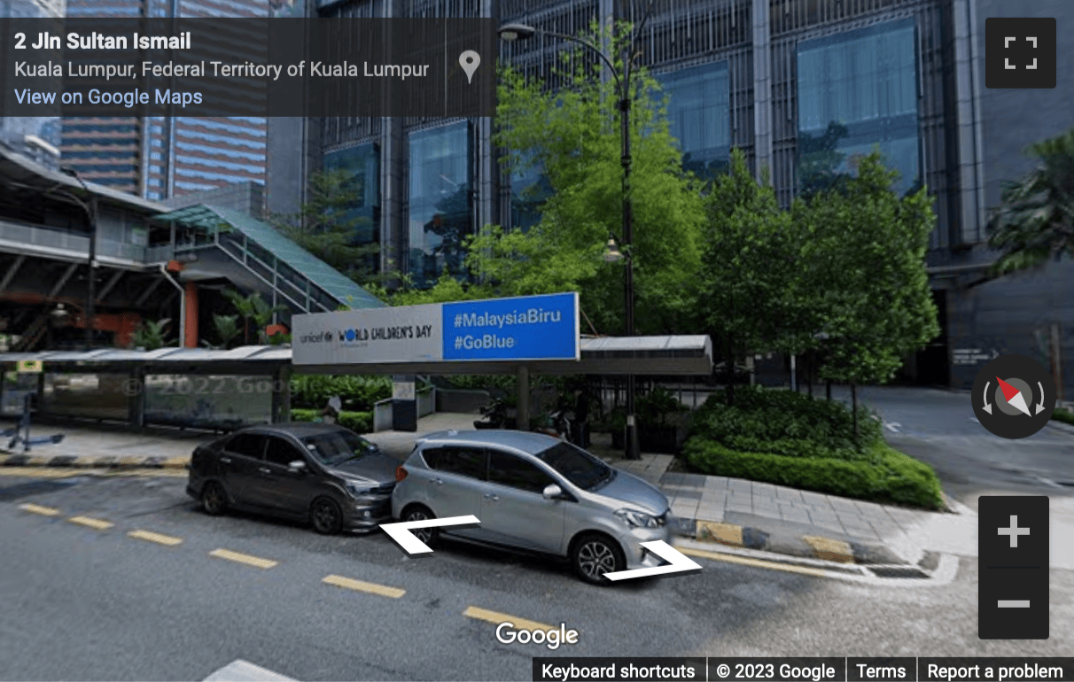 Street View image of 23-5, Menara Bangkok Bank, Berjaya Central Park, Jalan Ampang, Kuala Lumpur