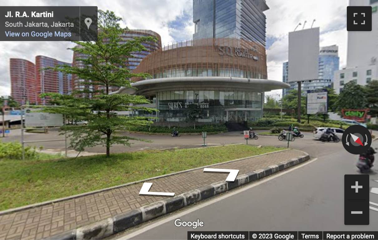 Street View image of South Quarter, Tower A 18th Floor, Jalan RA Kartini Kav. 8, Cilandak Barat, Cilandak, Jakarta Selata
