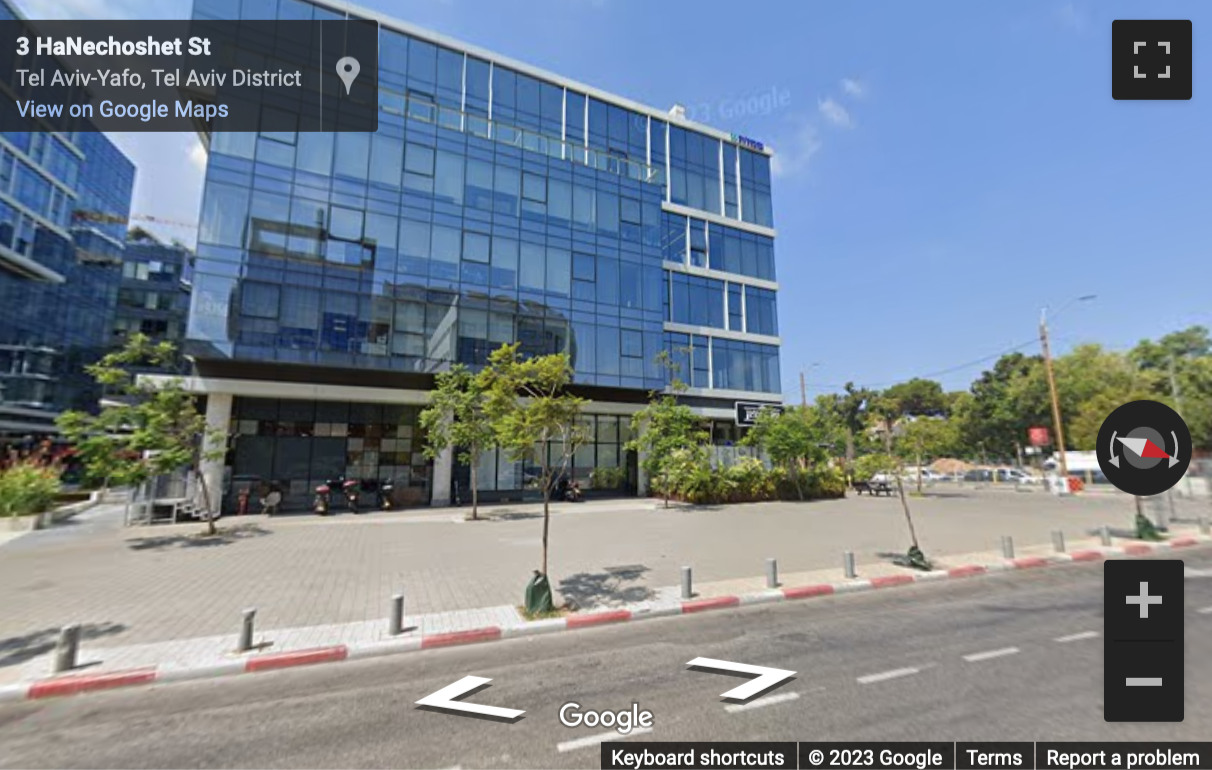 Street View image of 3 Hanehoshet Street, Building B, 7th floor, Ramat Hachayal, Tel Aviv, Israel