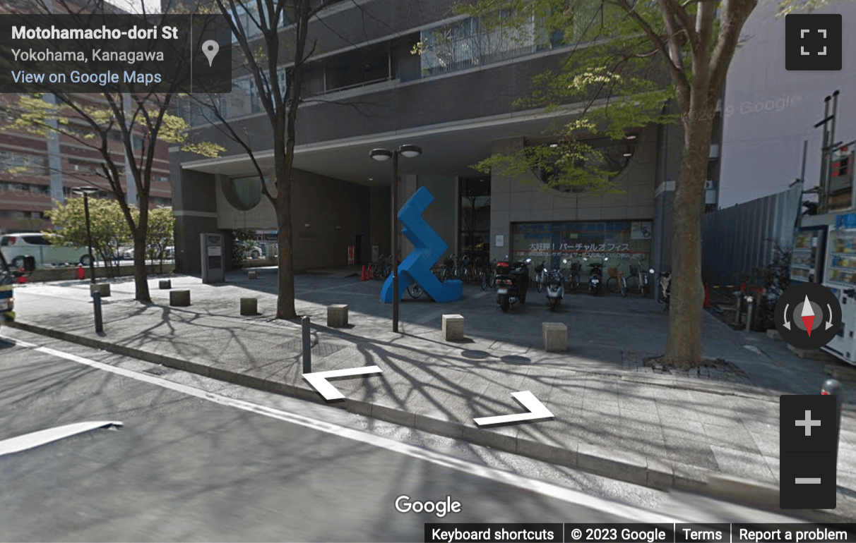 Street View image of Helios Kanai Building, Motohama-cho 3-21-2, Naka-ku, Yokohama, Japan