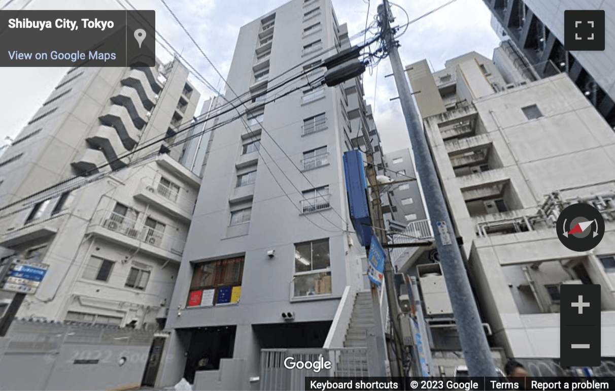 Street View image of Aoyama Seven Heights 2F, 1-7-5, Shibuya, Shibuya-ku, Tokyo