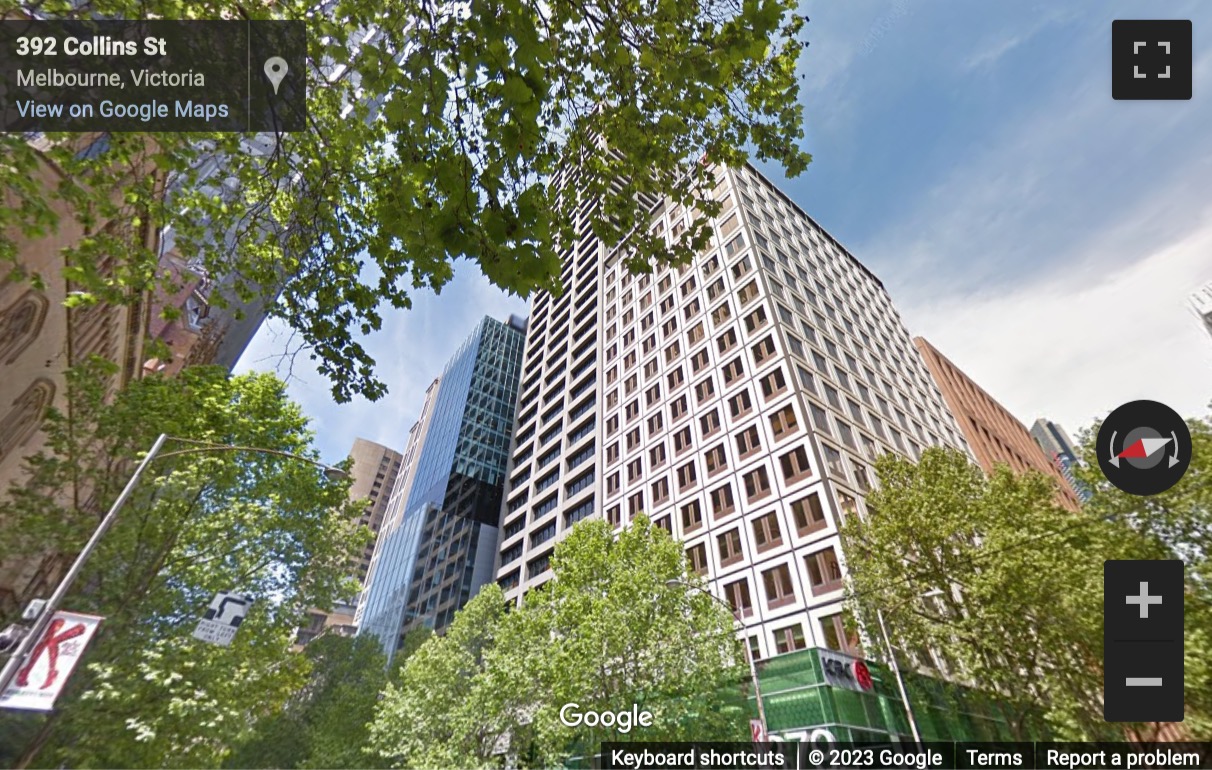 Street View image of Level 32, 367 Collins Street, Melbourne, Victoria