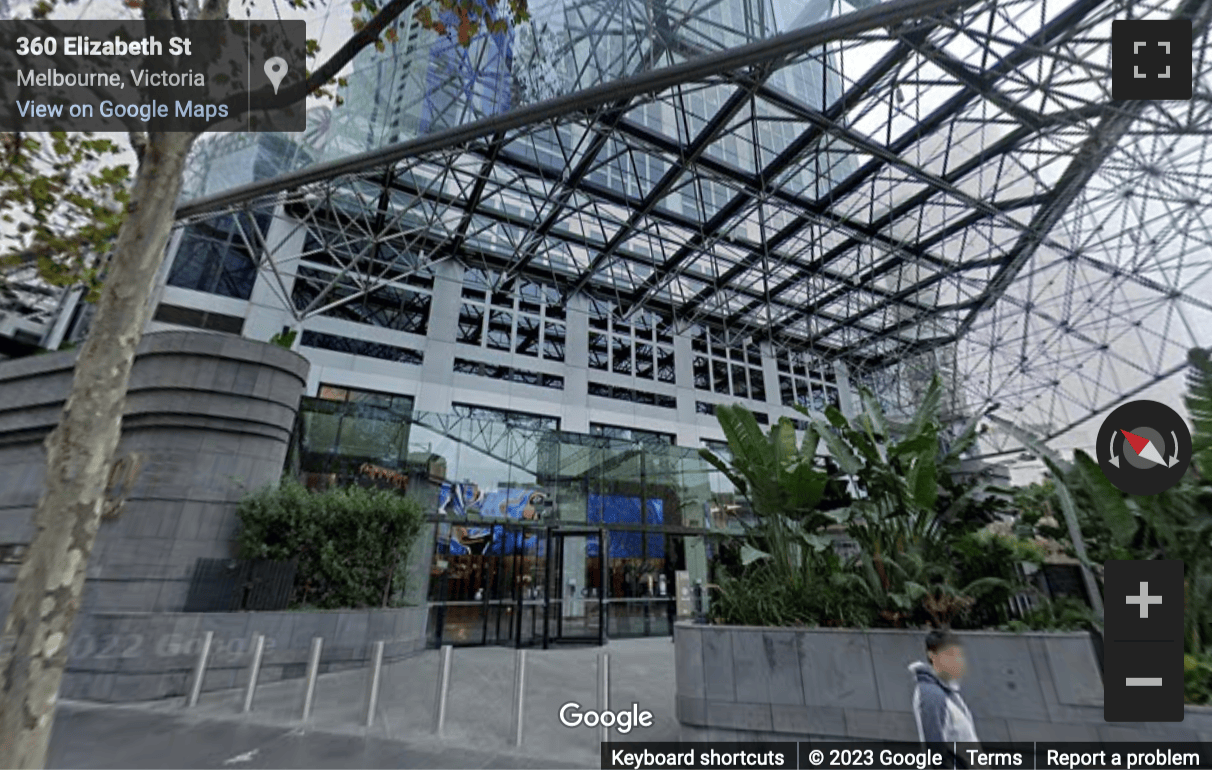 Street View image of Level 12, 360 Elizabeth Street, Melbourne, Victoria