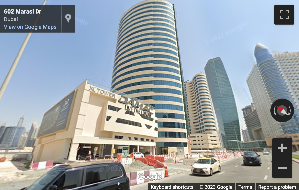 Street View image of XL Tower, Suite 1501 – 1508, 15th Floor, Al Abraj Street, Dubai