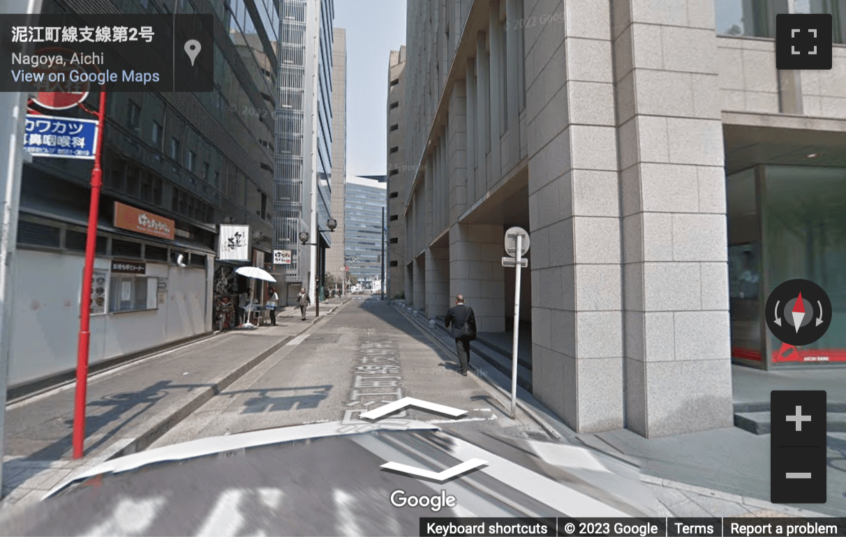 Street View image of Hirokoji Garden Avenue, Meieki, Nakamura-ku, Nagoya City, Japan